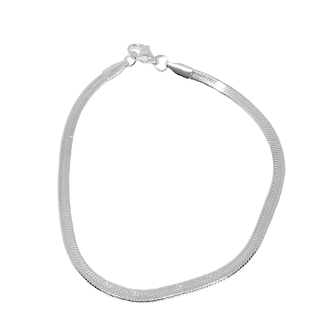 Pulsera Acero Blanco  Chata