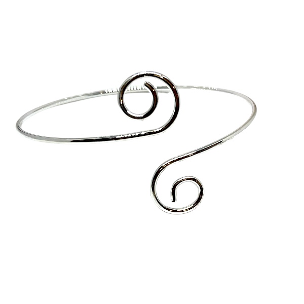 Brazalete Acero Blanco Caracol