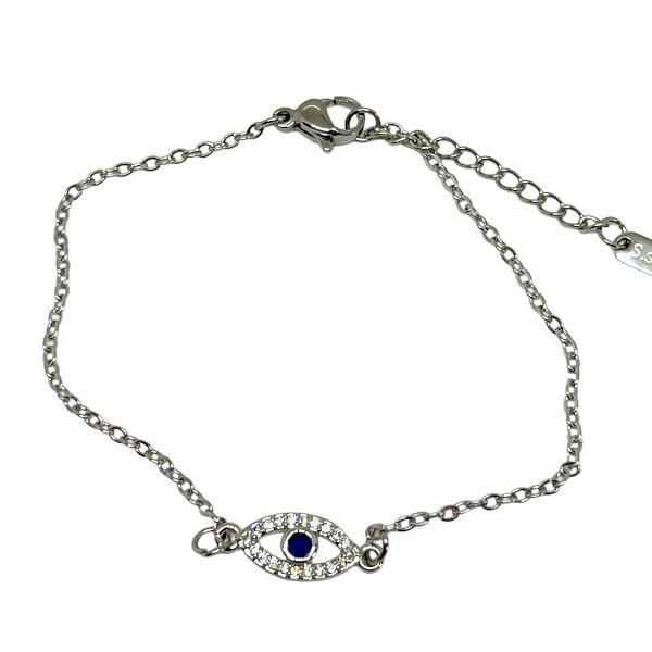 Pulsera Acero Ojo Strass