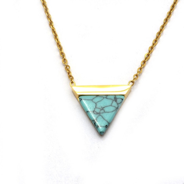 Conjunto dorado triangulo colores surtidos