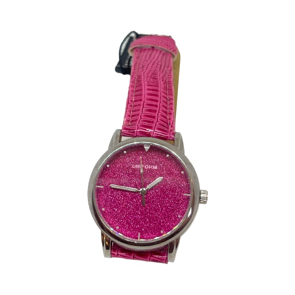 Reloj Fucsia Brillo