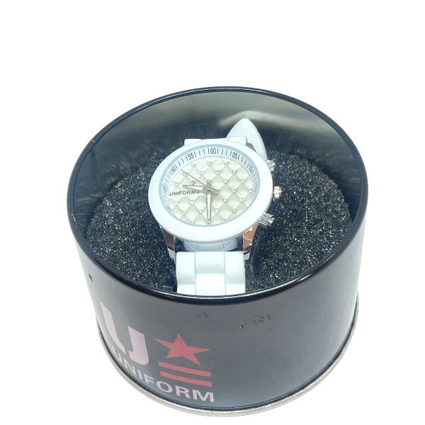 Reloj Blanco Cubics