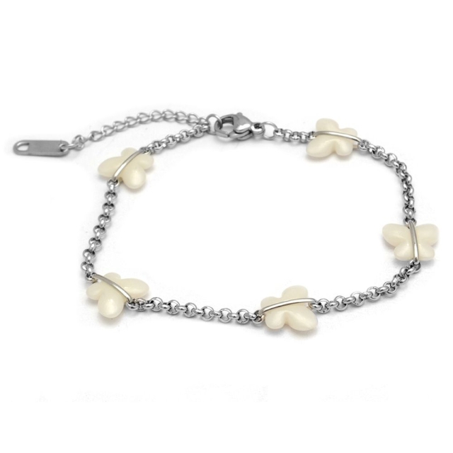 pulsera acero mapisopa blanco