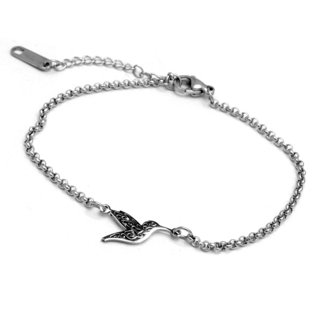 pulsera acero colibri