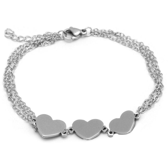 Pulsera corazones