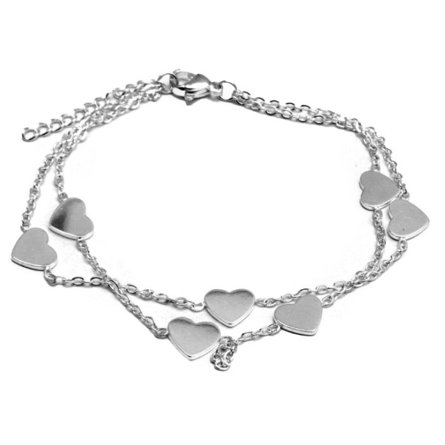 Pulsera corazones