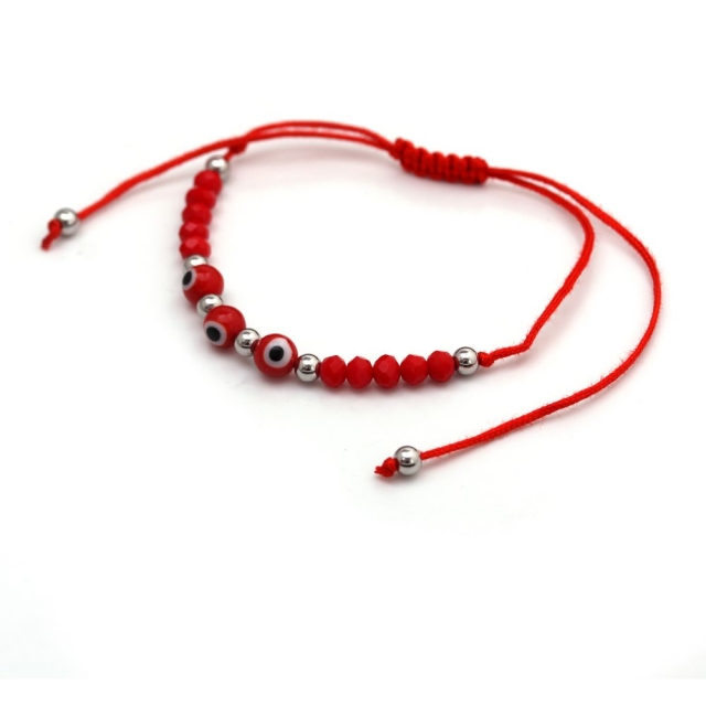 pulsera hilo rojo ojo protector