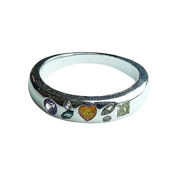 Anillo Acero Blanco Colores