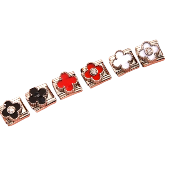 DIJES ACERO PULSERA ITALIANA TREBOL  X 12 UNIDADES