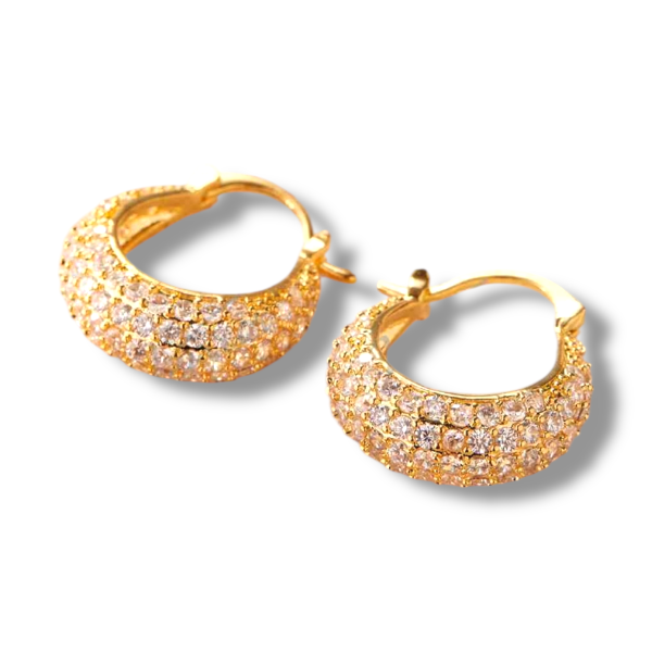 ARO DORADO ARGOLLA GRUESA MICROPAVE