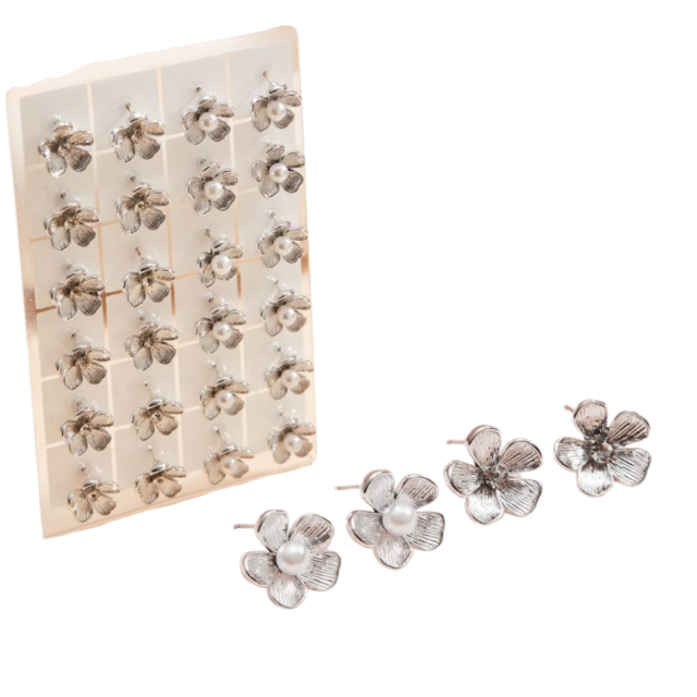 ARO BLÍSTER ACERO PASANTE FLOR