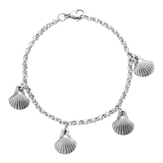 PULSERA ACERO DIJE MAR
