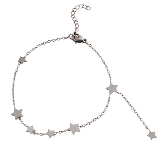 PULSERA ACERO ESTRELLAS