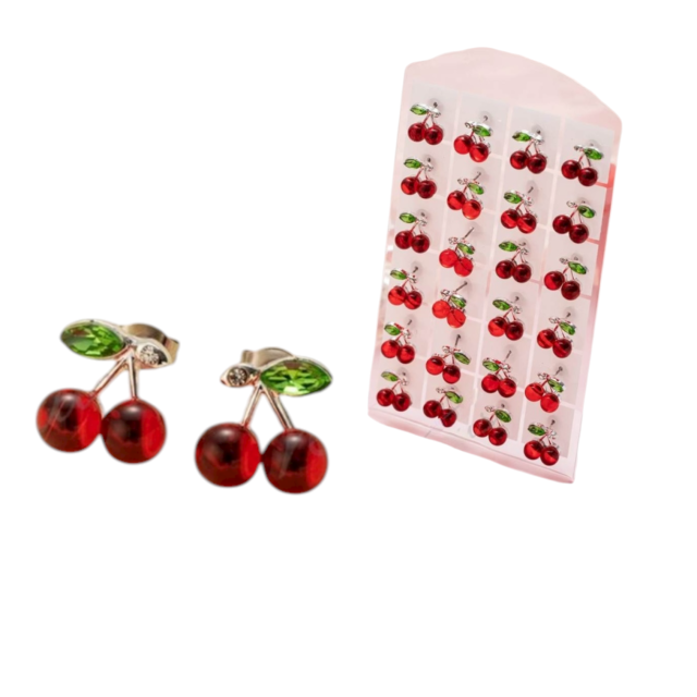 ARO ACERO PASANTE CEREZA BLÍSTER 