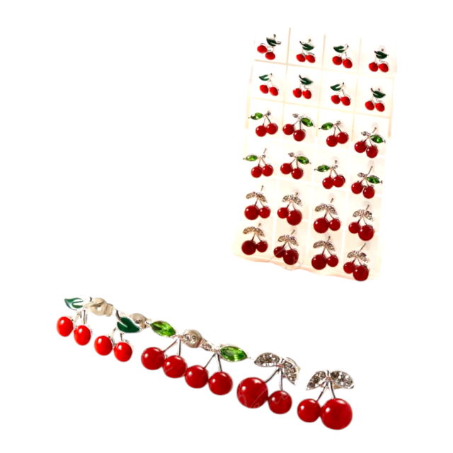 ARO ACERO PASANTE CEREZA BLISTER