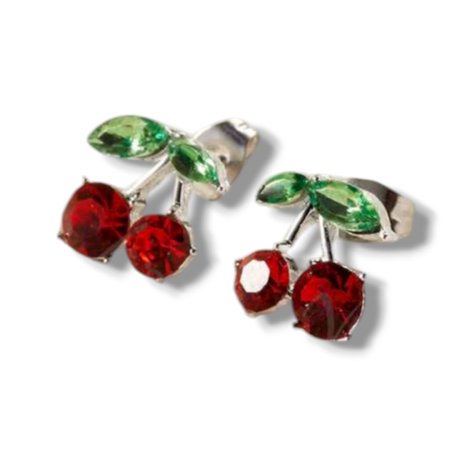 ARO ACERO PASANTE CEREZA CUBIC BLISTER