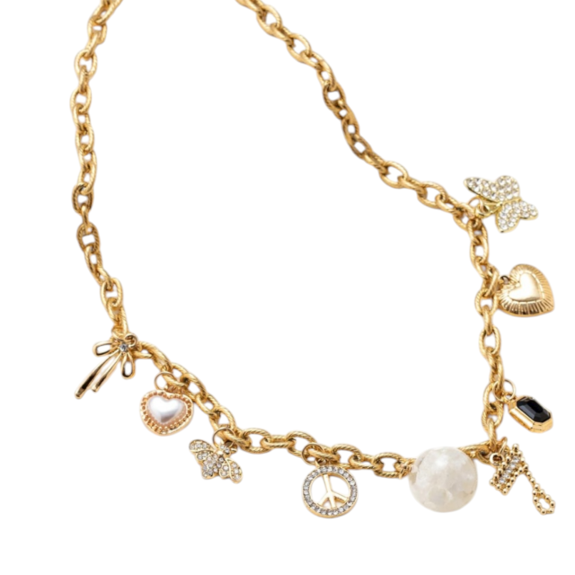 COLLAR ACERP DORADO MULTIDIJES CIELO