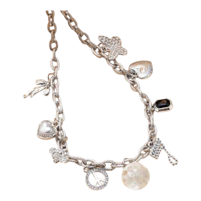 COLLAR ACERO MULTIDIJES CIELO