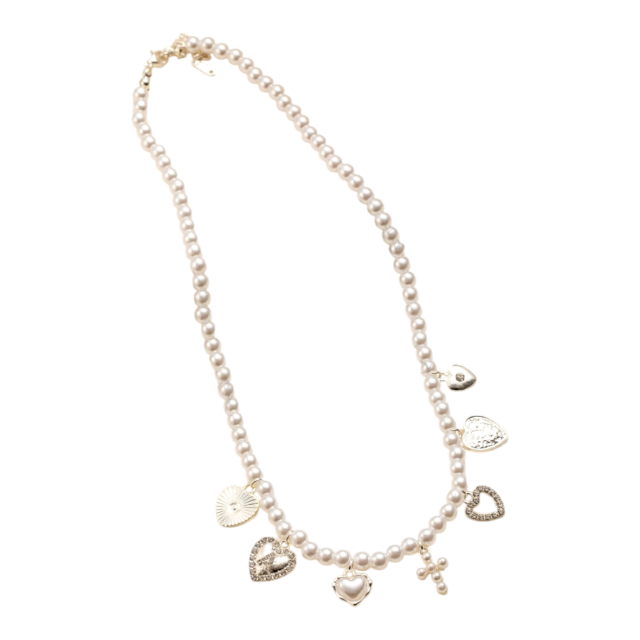 COLLAR ACERO BLANCO PERLA CHICA MULTIDIJES 