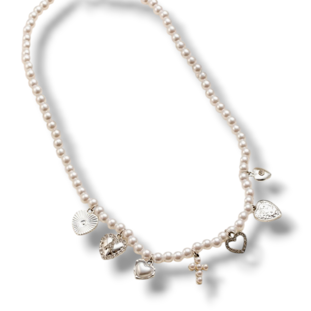 COLLAR ACERO PERLAS CHICA MULTIDIJES