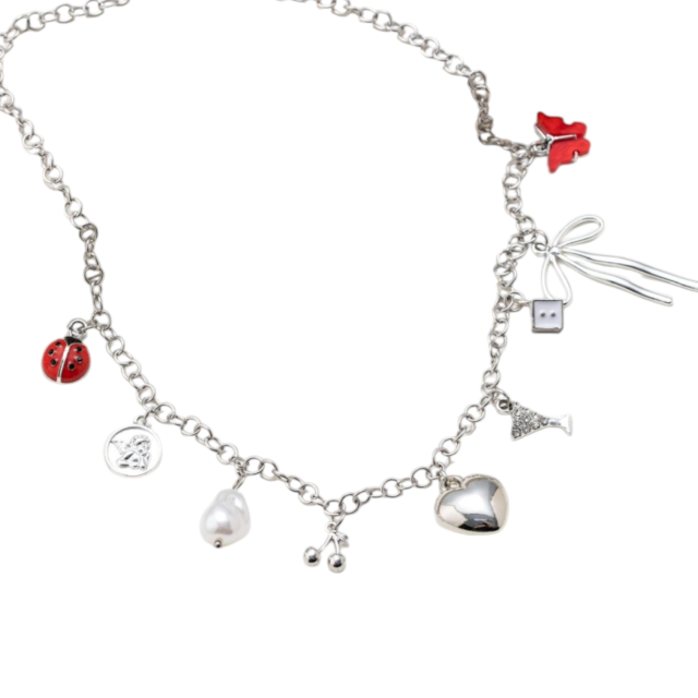 COLLAR ACERO MULTIDIJES MARIPOSA VAQUITA DE SAN ANTONIO