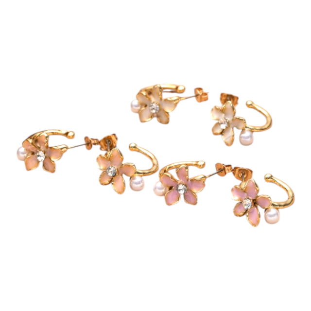 ARO ACETO DORADO PASANTE ABIERTO FLOR