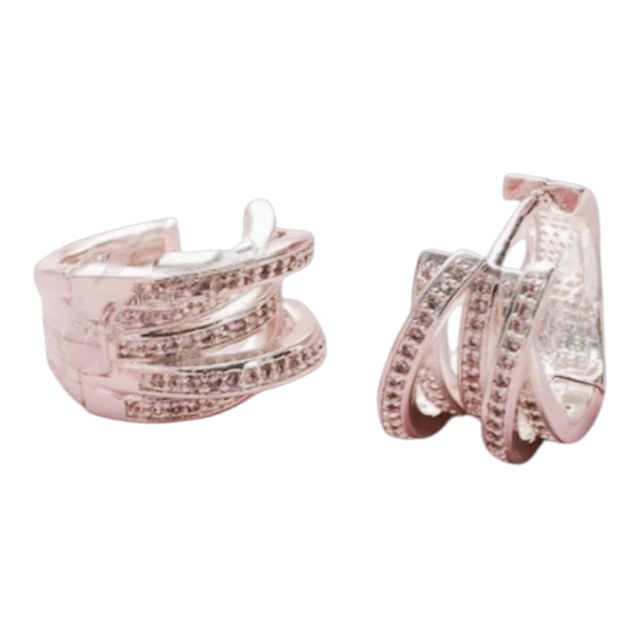 ARO BRONCE BLANCO ARGOLLA ANCHA MICROPAVE