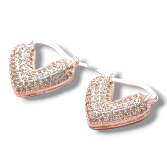 ARO BRONCE BLANCO CORAZÓN MICROPAVE