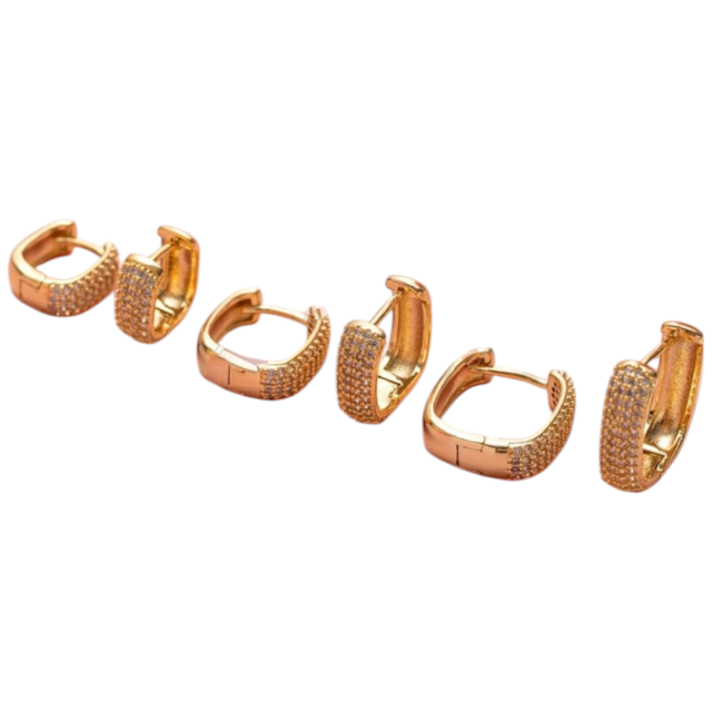 ARO BRONCE DORADO CUADRADO MICROPAVE 