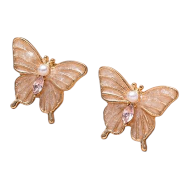 ARO ACERO DORADO PASANTE MARIPOSA