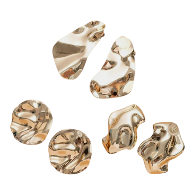 ARO ACERO DORADO PASANTE CHAPÓN POR TIRA 