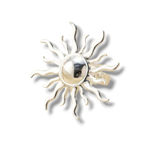 ANILLO ACERO BLANCO SOL