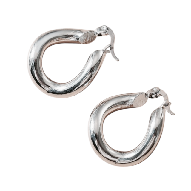 ARO ACERO ARGOLLA DOBLADA