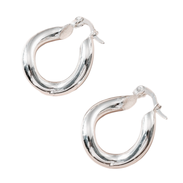 ARO ACERO BLANCO ARGOLLA OVALADA