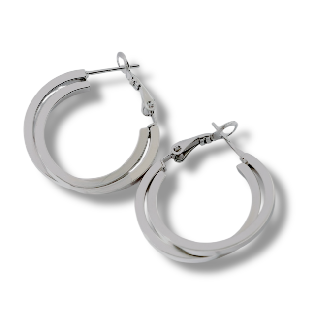 ARO ACERO ARGOLLA DOBLE PASANTE FIJO