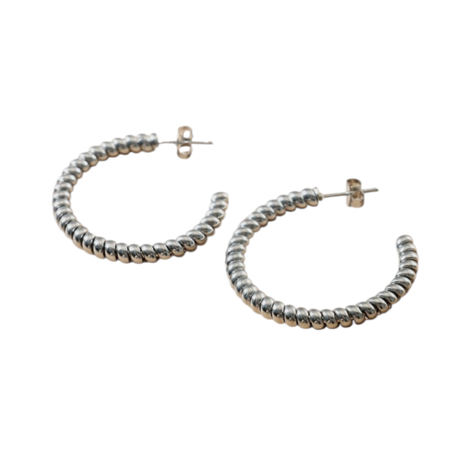 ARO ACERO ARGOLLA TRENZA