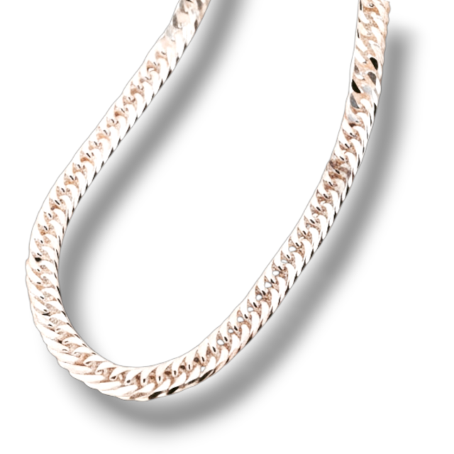 CADENA ACERO BLANCO ESLABONES CHATO GRUESO