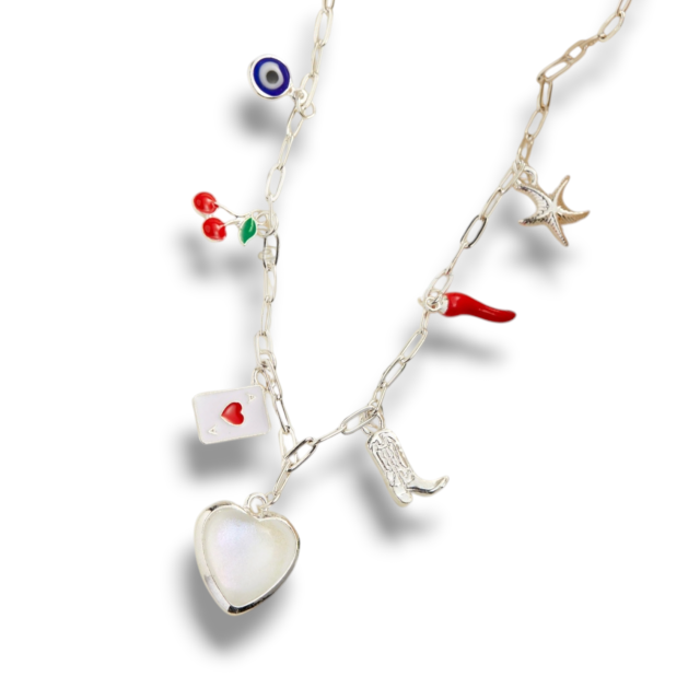 COLLAR ACERO BLANCO MULTIDIJES 