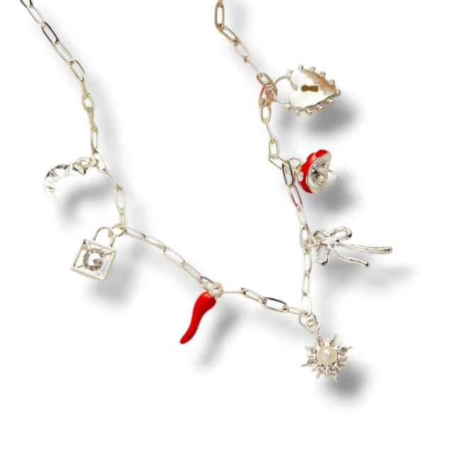 COLLAR ACERO BLANCO MULTIDIJES SOL AJI