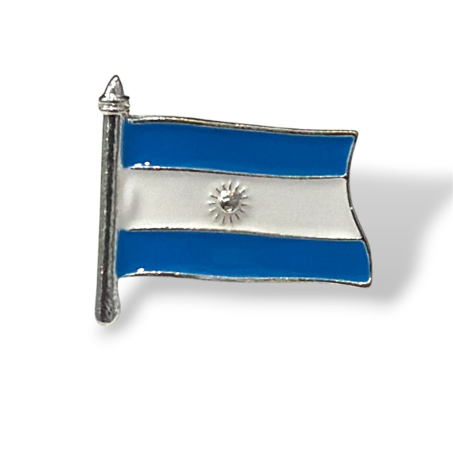 ESCARAPELA BANDERA ESMALTADA