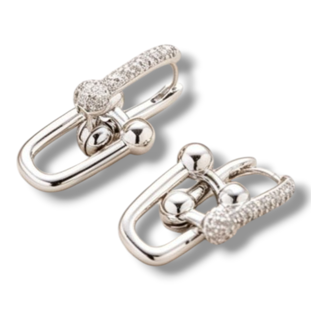 ARO BRONCE BLANCO TIFF ENTRELAZADO MICROPAVE