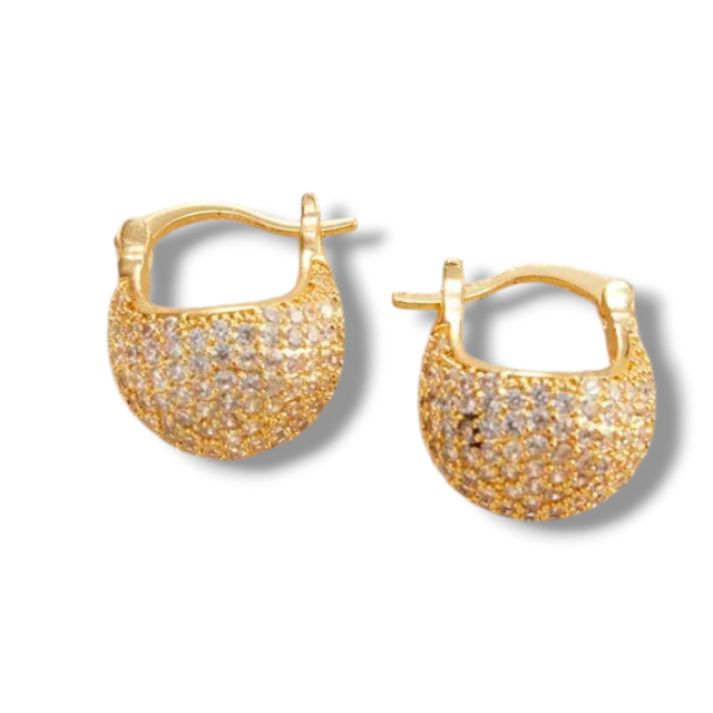 ARO BRONCE DORADO ARGOLLA INFLADA MICROPAVE
