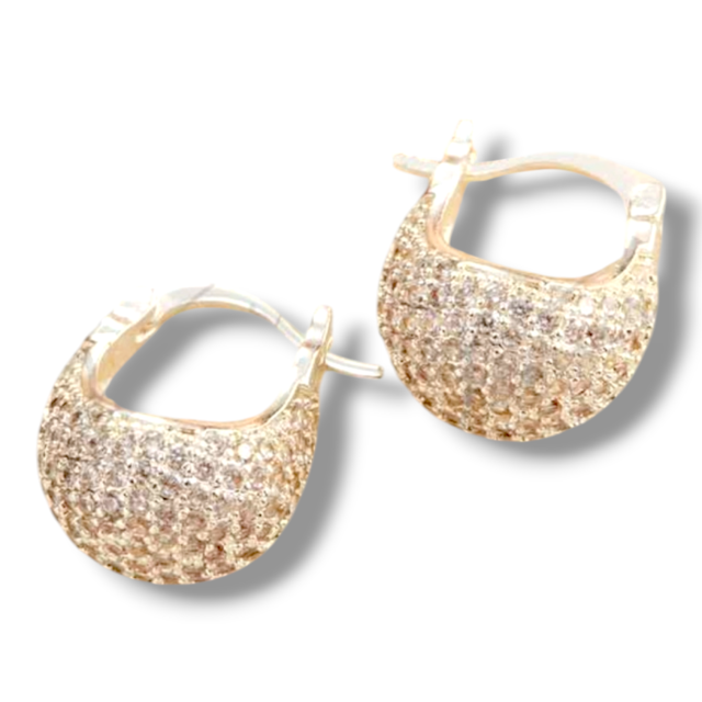 ARO BRONCE BLANCO ARGOLLA INFLADA MICROPAVE