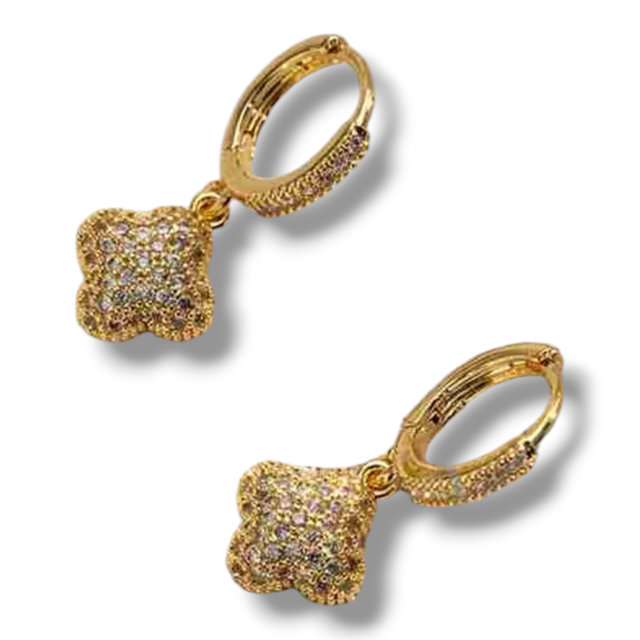 ARO BRONCE DORADO ARGOLLA DIJE VC MICROPAVE 