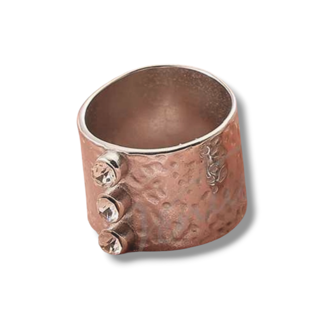 ANILLO ACERO GRUESO 3 CUBICS