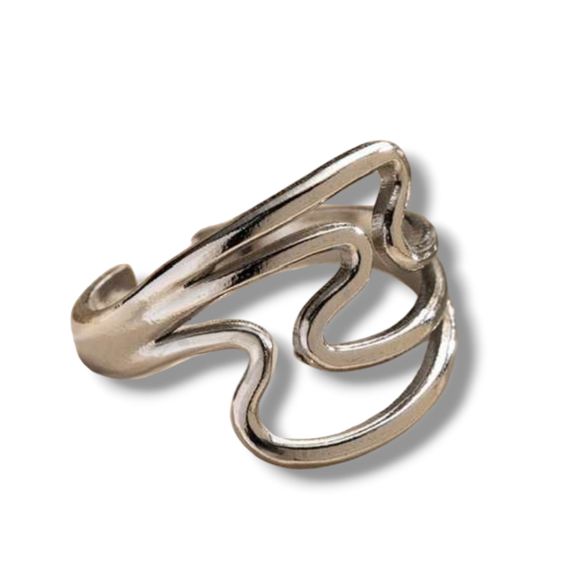 ANILLO ACERO FORMAS ANCHO