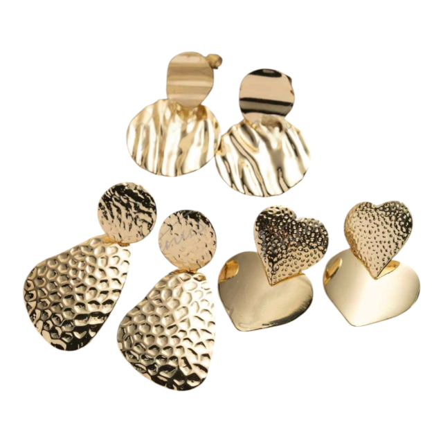 ARO ACERO DORADO COLGANTE CHAPON