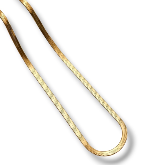 CADENA ACERO DORADO CHATA 
