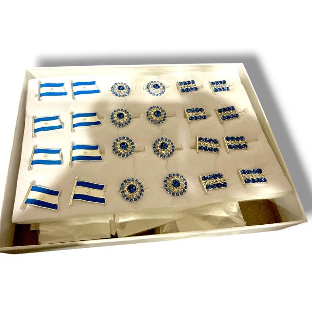 CAJA DE ESCARAPELAS P0R 24