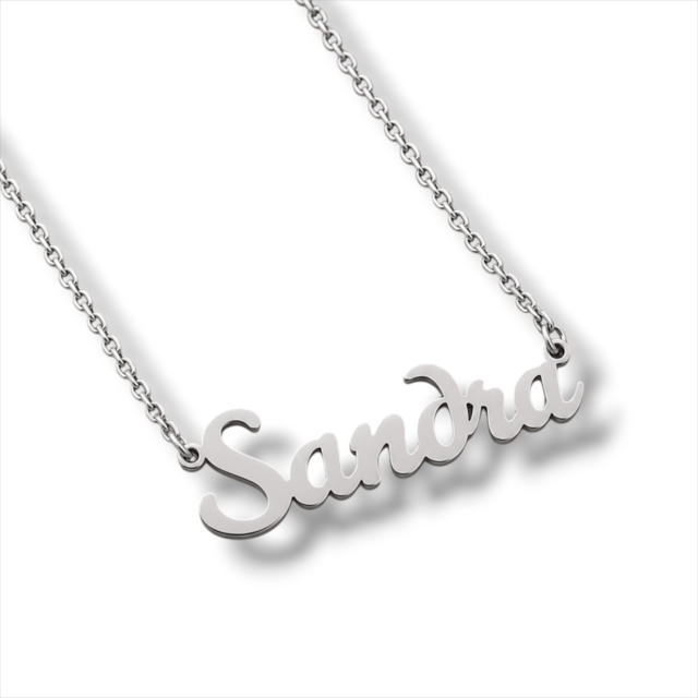 COLLAR ACERO NOMBRE POR 14 UNIDADES